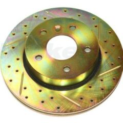 DISQUE DE FREIN AVANT HAUTE PERFORMANCE RAINURE PERCE