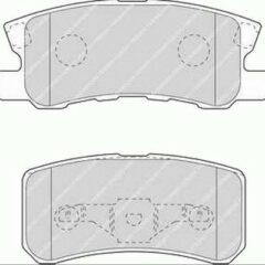 PLAQUETTE DE FREIN ARRIERE