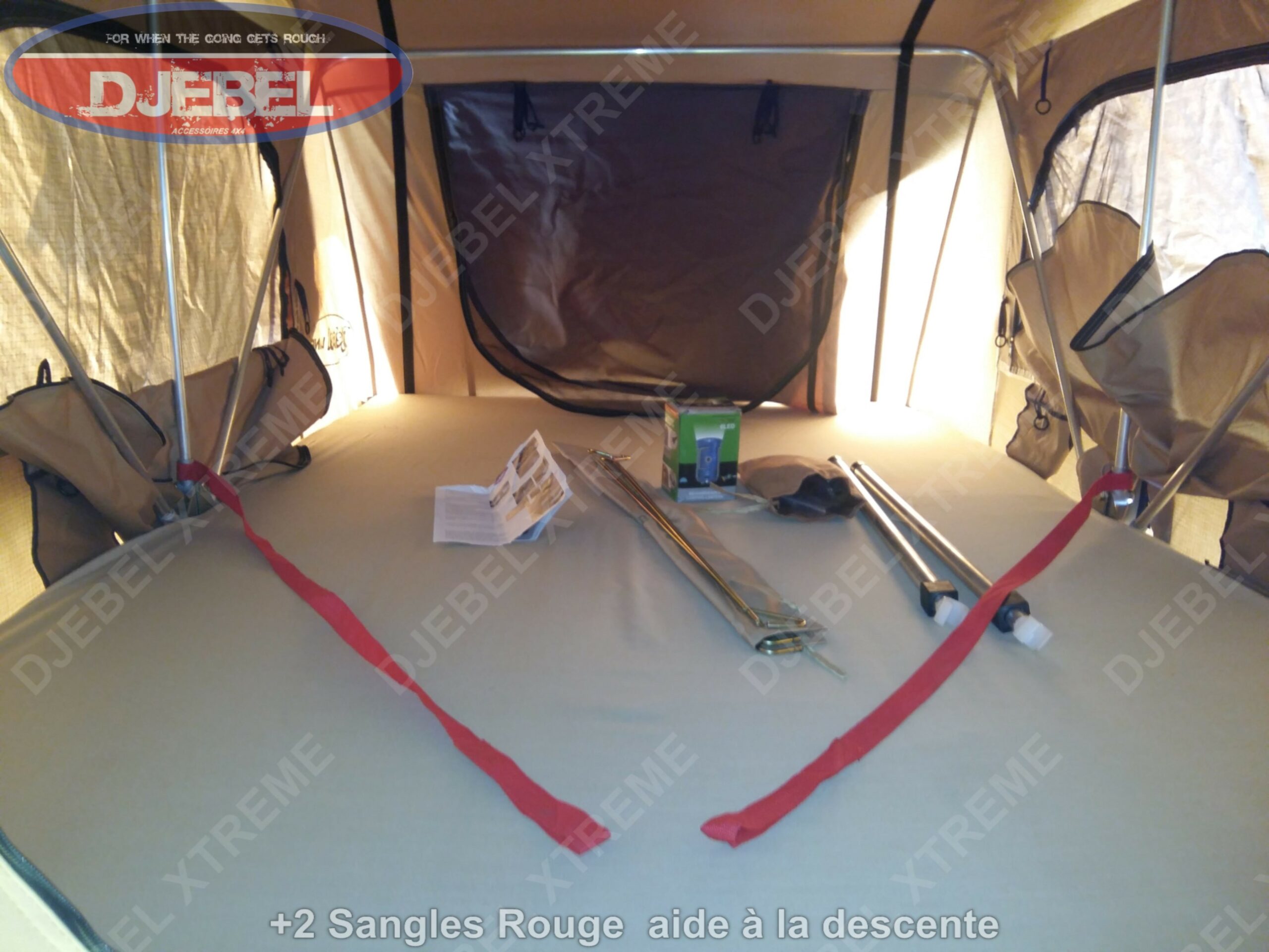 TENTE DE TOIT DJEBEL LINE 140PLUS