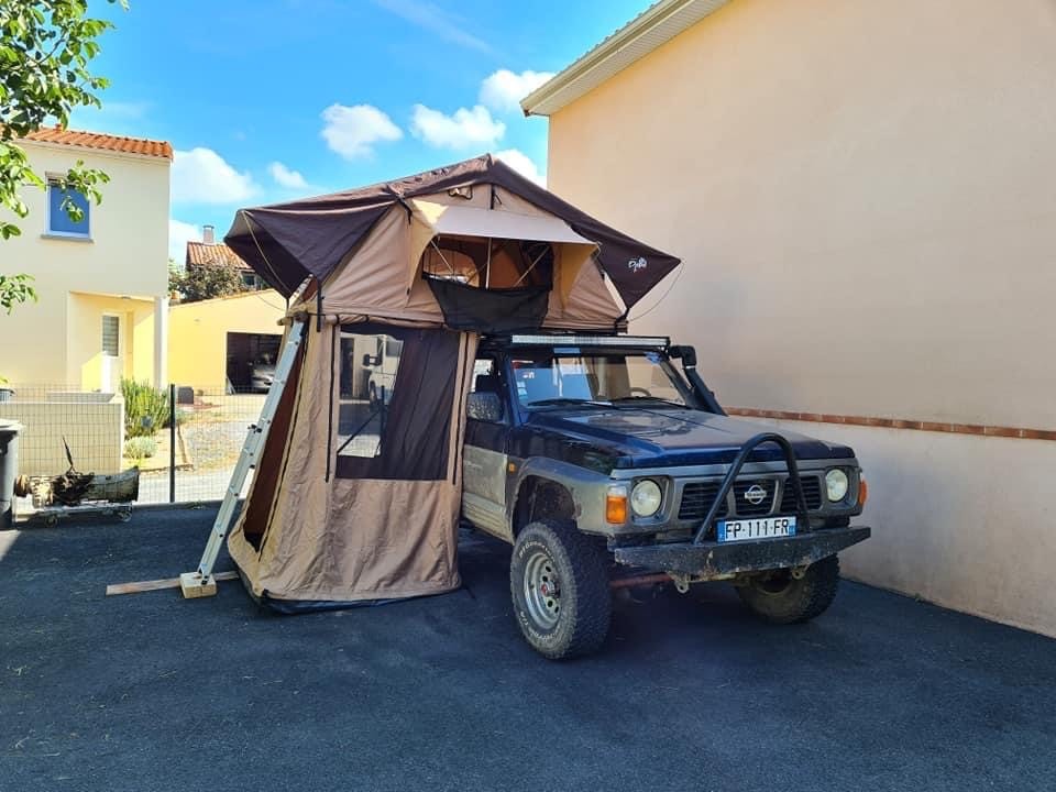 TENTE DE TOIT DJEBELXtreme 180 STANDARD + (AVEC ANNEXE) SAFARI