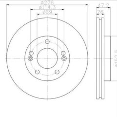 DISQUE DE FREIN AVANT
