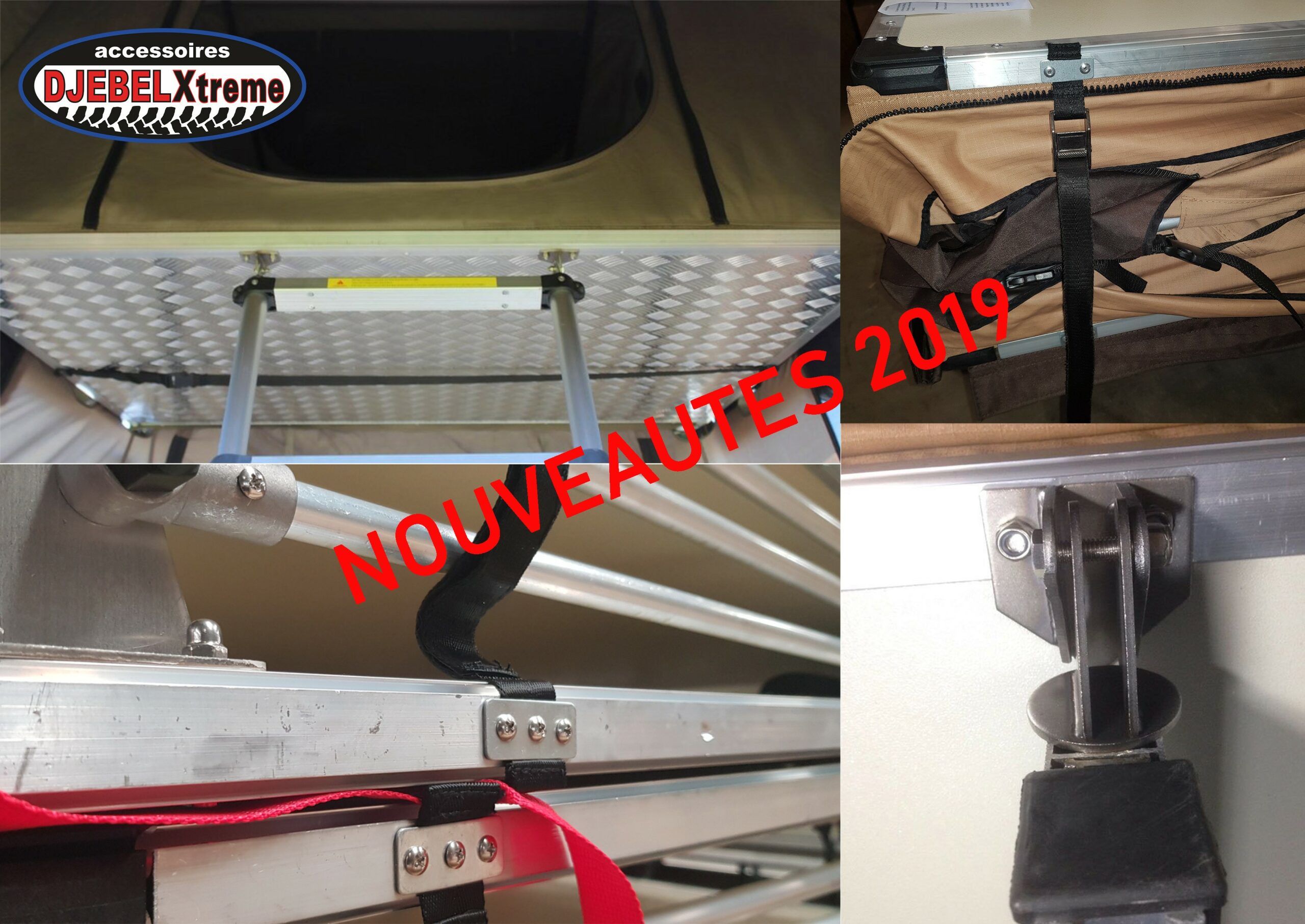 TENTE DE TOIT DJEBELXtreme 180TT plus NEW STYLE - BLUE