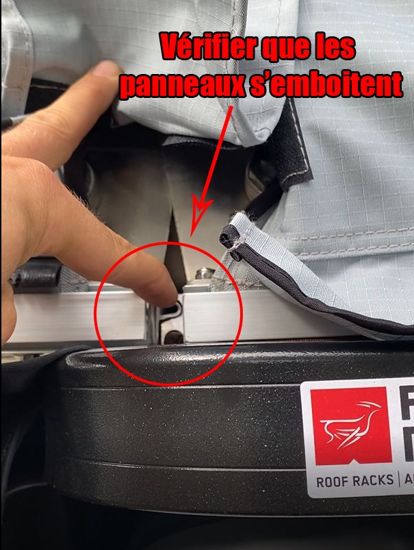 TENTE DE TOIT DJEBELXtreme 180TT + (AVEC ANNEXE) AZUR