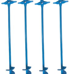 PIQUETS PLASTIQUE CAMPING BLUE SCREW 32 CM