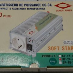 CONVERTISSEUR 24 V 220-230V 300W GENOIS ALLUME CIGARE