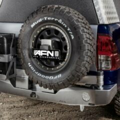 PARE CHOCS ARRIÈRE AVEC SUPPORT JERRYCAN ET ROUE by AFN HILUX REVO