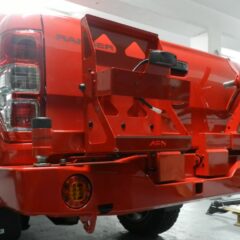 PARE CHOCS ARRIÈRE AVEC SUPPORT JERRYCAN ET ROUE by AFN FORD RANGER T7 PX