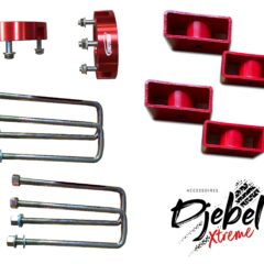 KIT REHAUSSE +4 TOYOTA HILUX VIGO/REVO AV & AR DJEBELXtreme