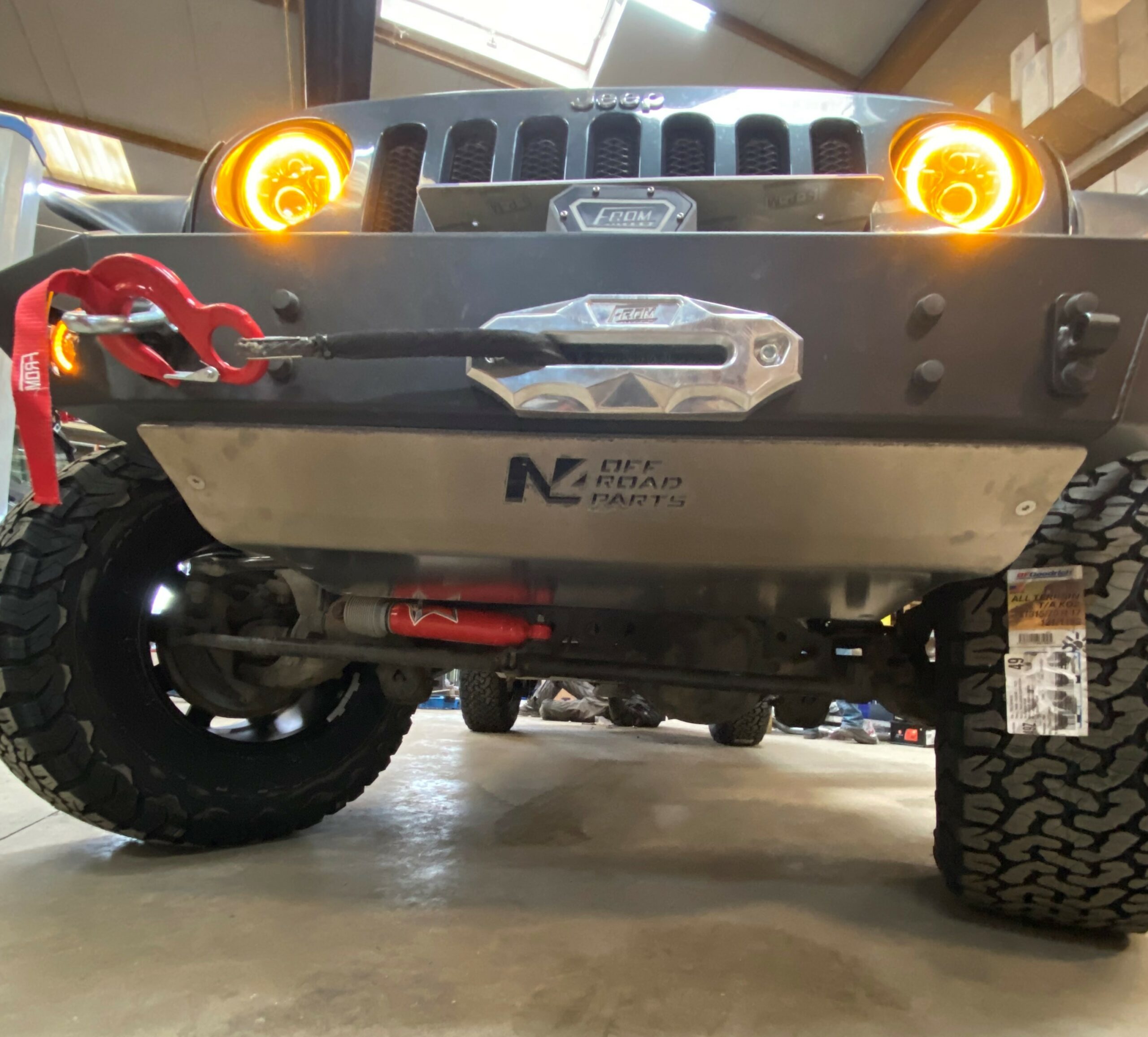 Blindage avant JEEP WRANGLER JK