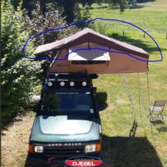 DOUBLE TOIT RAINFLY TENTE DE TOIT DJEBEL 140 TT