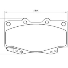 PLAQUETTES DE FREIN AVANT EBC ULTIMAX PERFORMANCE