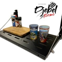 TABLETTE DE CAMPING ALUMINIUM SUR PORTE DJEBELXtreme