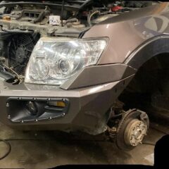 pare choc mitsubishi pajero