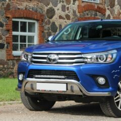 TUBE PROTECTION AVANT + PROTEGE RADIATEUR INOX ø60 TOYOTA HILUX 2019+