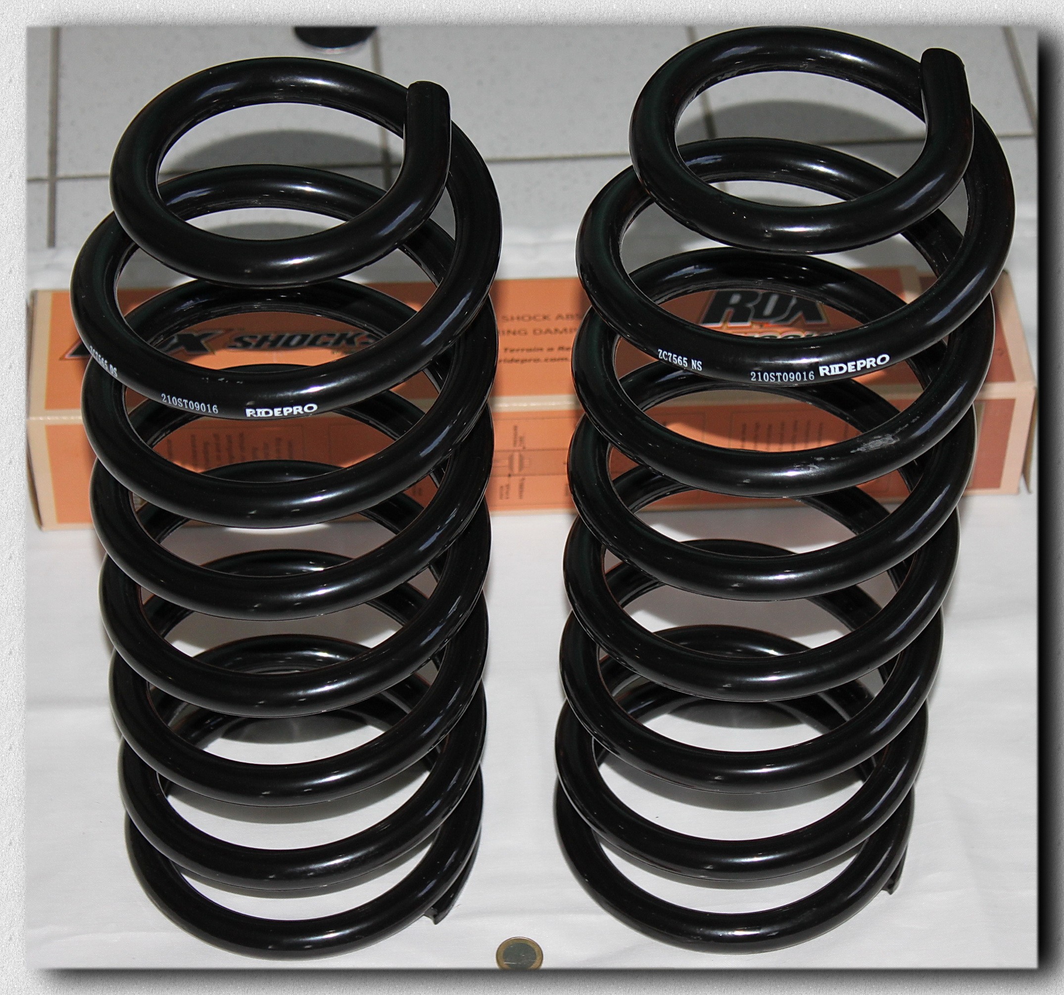 RESSORT HELICOIDAL RIDEPRO ARRIERE 30mm