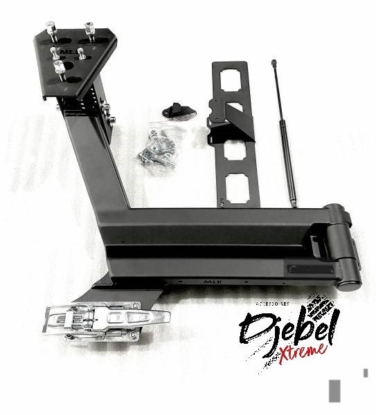 PARE-CHOC ARRIÈRE ACIER TOYOTA KDJ120 AVEC SUPPORT ROUE DROITE