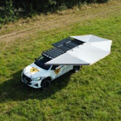 Auvent Rockalu autoportant 450° (coté gauche)