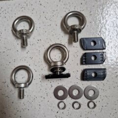 4 OEILLETS D'ARRIMAGE INOX M8 + SLID DJEBELXTREME