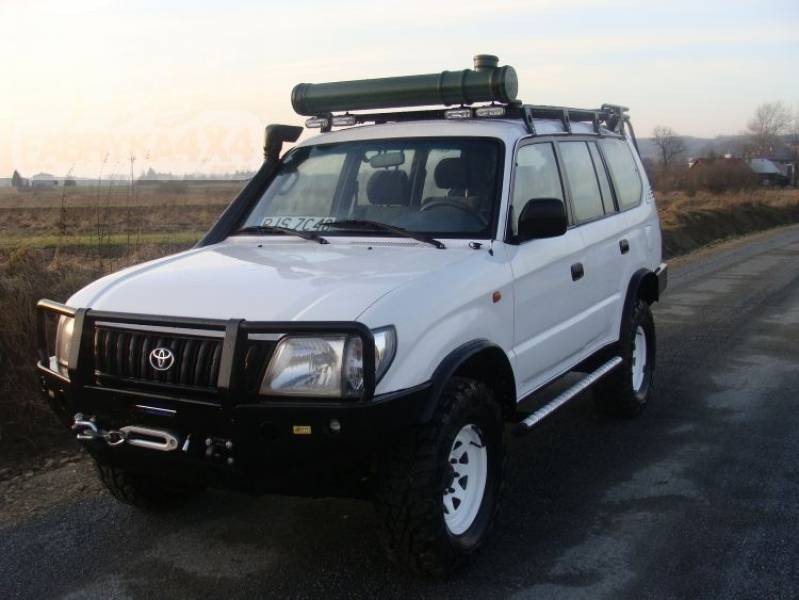 PARE CHOC AVANT AVEC BULLBAR SANS EXTENSIONS D'AILES KDJ90-95 1996-1999