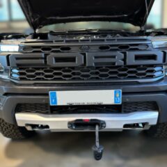 Platine de treuil intégrée au pare-chocs d'origine pour Ford Ranger et Raptor 2023+