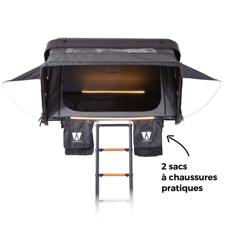 TENTE DE TOIT HYBRIDE MIGHTY OAK 190 LINE-X