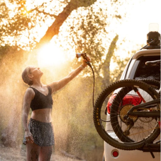 RINSEKIT RACK - Douche portable autonome 19L (avec Batterie) - Black