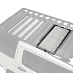 KIT TABLE DE CAMPING PRO EN INOX AVEC SYSTEME DE STOCKAGE SOUS LA GALERIE FRONTRUNNER (550x1130MM)