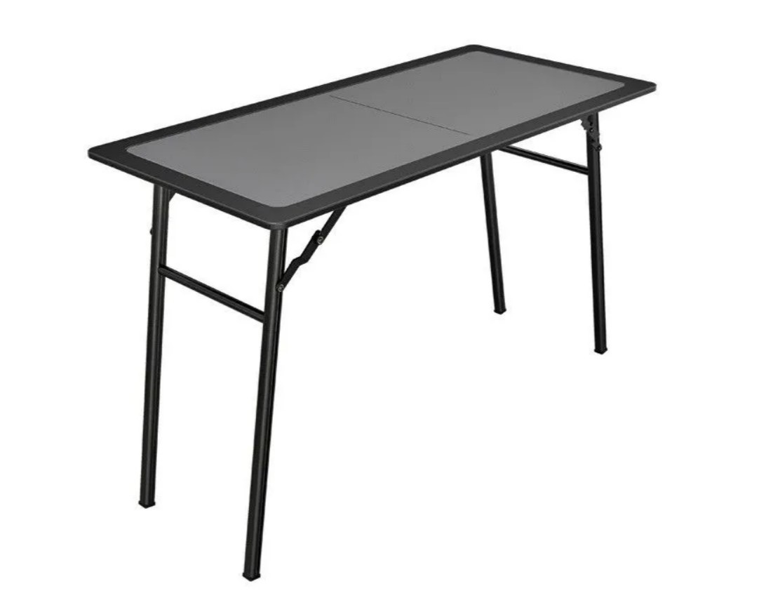 KIT TABLE DE CAMPING PRO EN INOX AVEC SYSTEME DE STOCKAGE SOUS LA GALERIE FRONTRUNNER (550x1130MM)