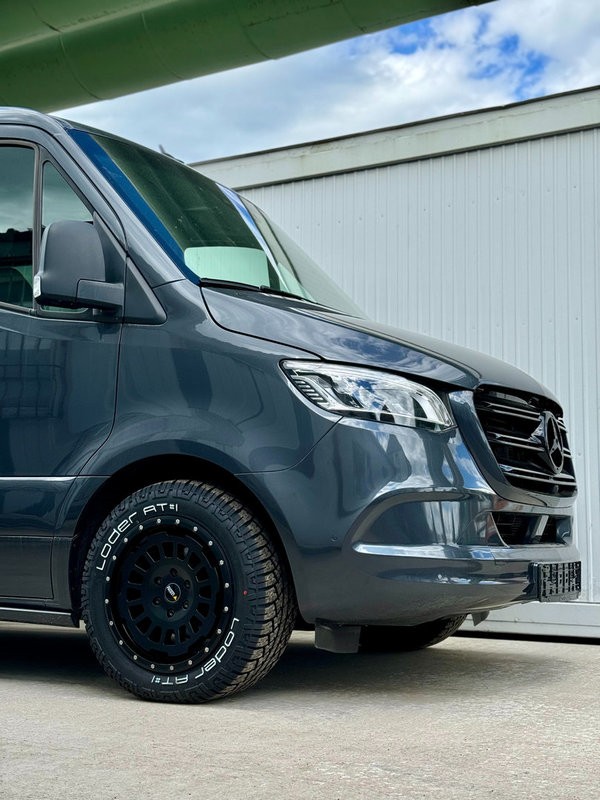 JANTE RENFORCE TWIN-MONOTUBE-PROJEKT-AT-HD 8.5X18 POUCES NOIR MAT