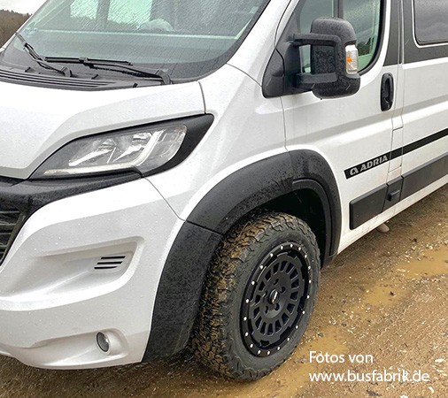 JANTE RENFORCE TWIN-MONOTUBE-PROJEKT-AT-HD 8,5x18 POUCES NOIR MAT