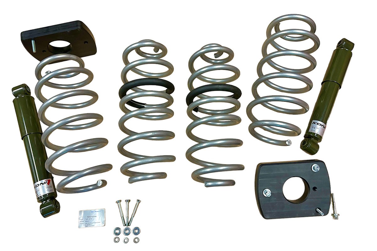 kit Suspension relevable +4CM en version CONFORT KONI/EIBACH