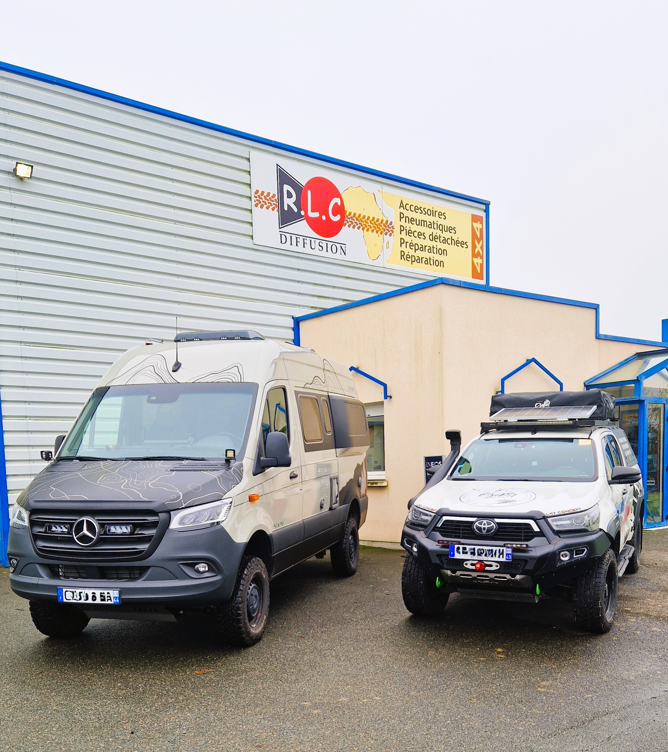 Kit intégration LAZER TRIPLE-R 750 Mercedes Sprinter 2018+