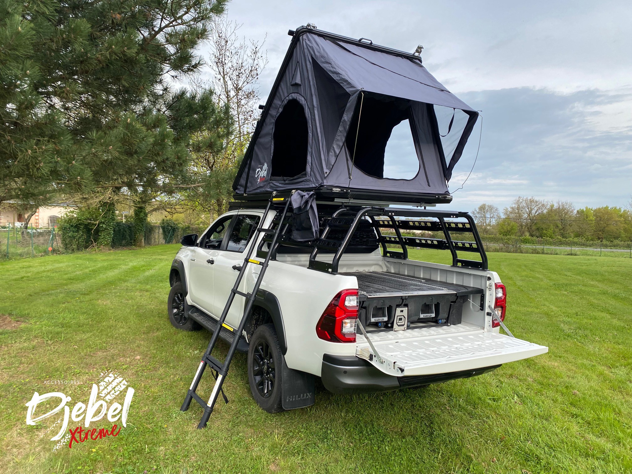 TENTE DE TOIT COQUE en ALUMINIUM DJEBELXTREME 225