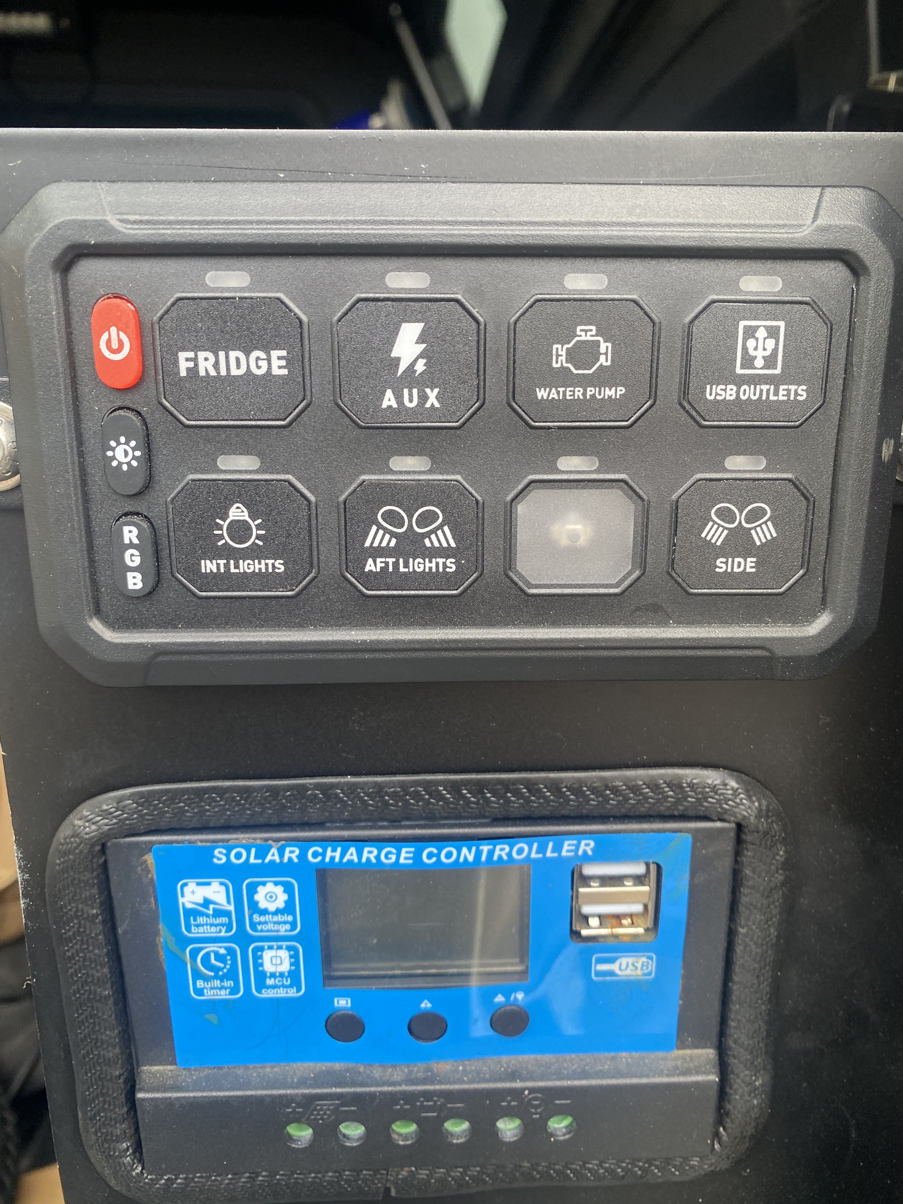 PANNEAU ELECTRIQUE DE CONTROLE 8 TOUCHES DJEBELXTREME