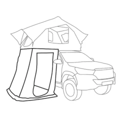 Annexes de tente / Chambres de auvent