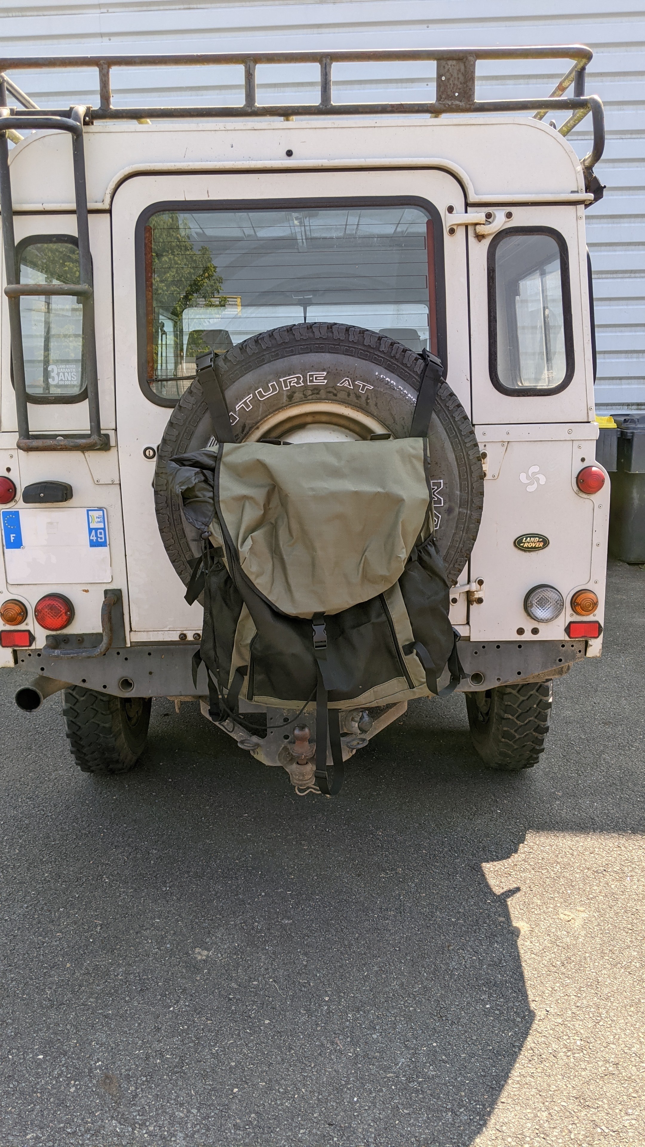 SAC SUR ROUE DE SECOURS KAKI DJEBELXTREME