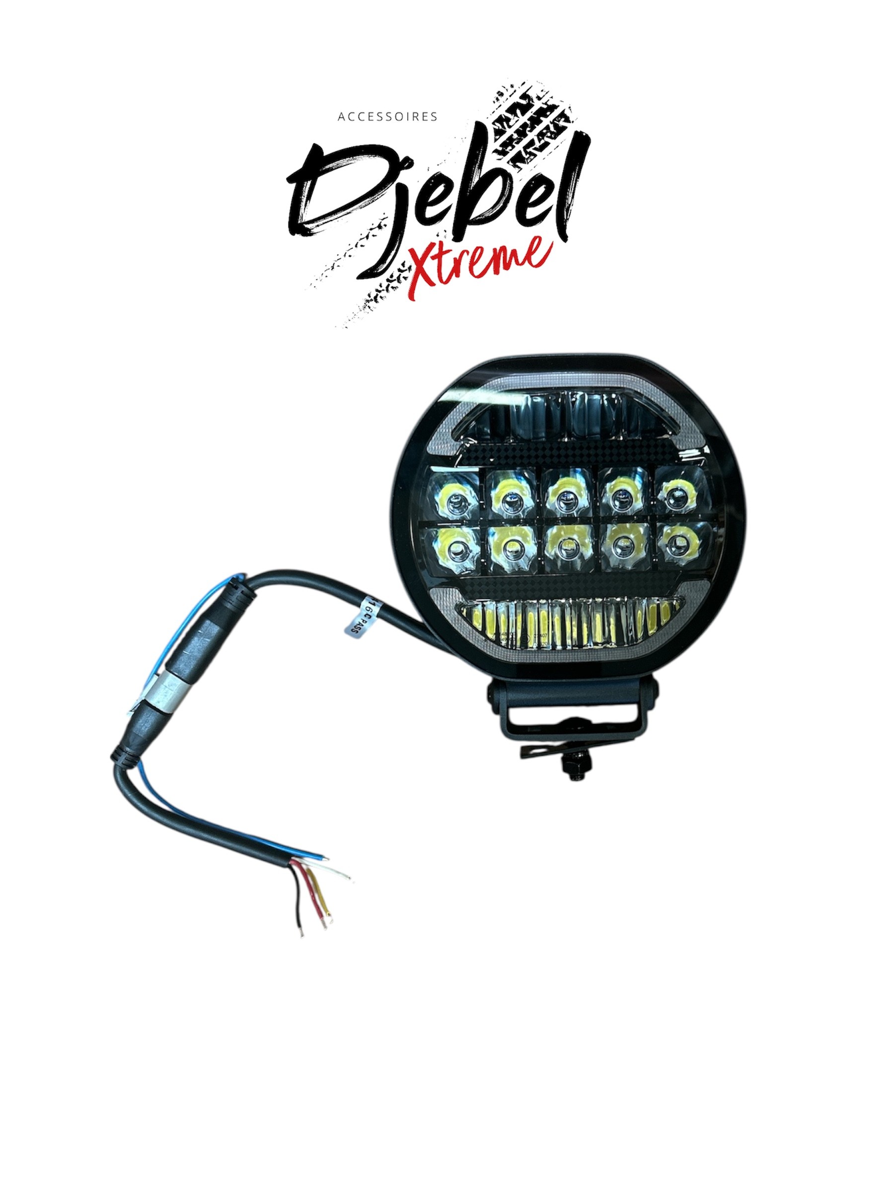 PHARE ROND 7'' DYNAMIC LED 90W DJEBELXTREME (unit)