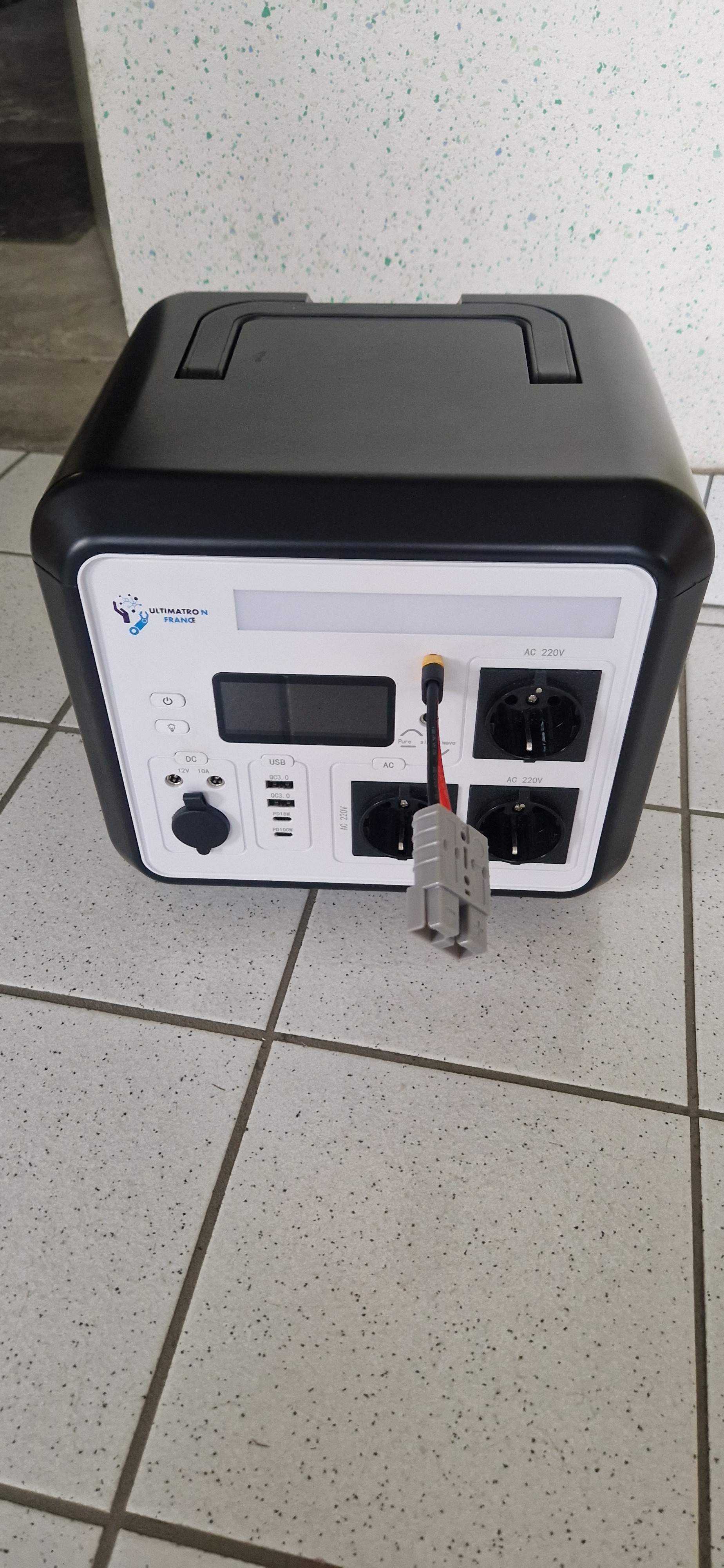 Prise quick rapid Panneau solaire - batterie lithium