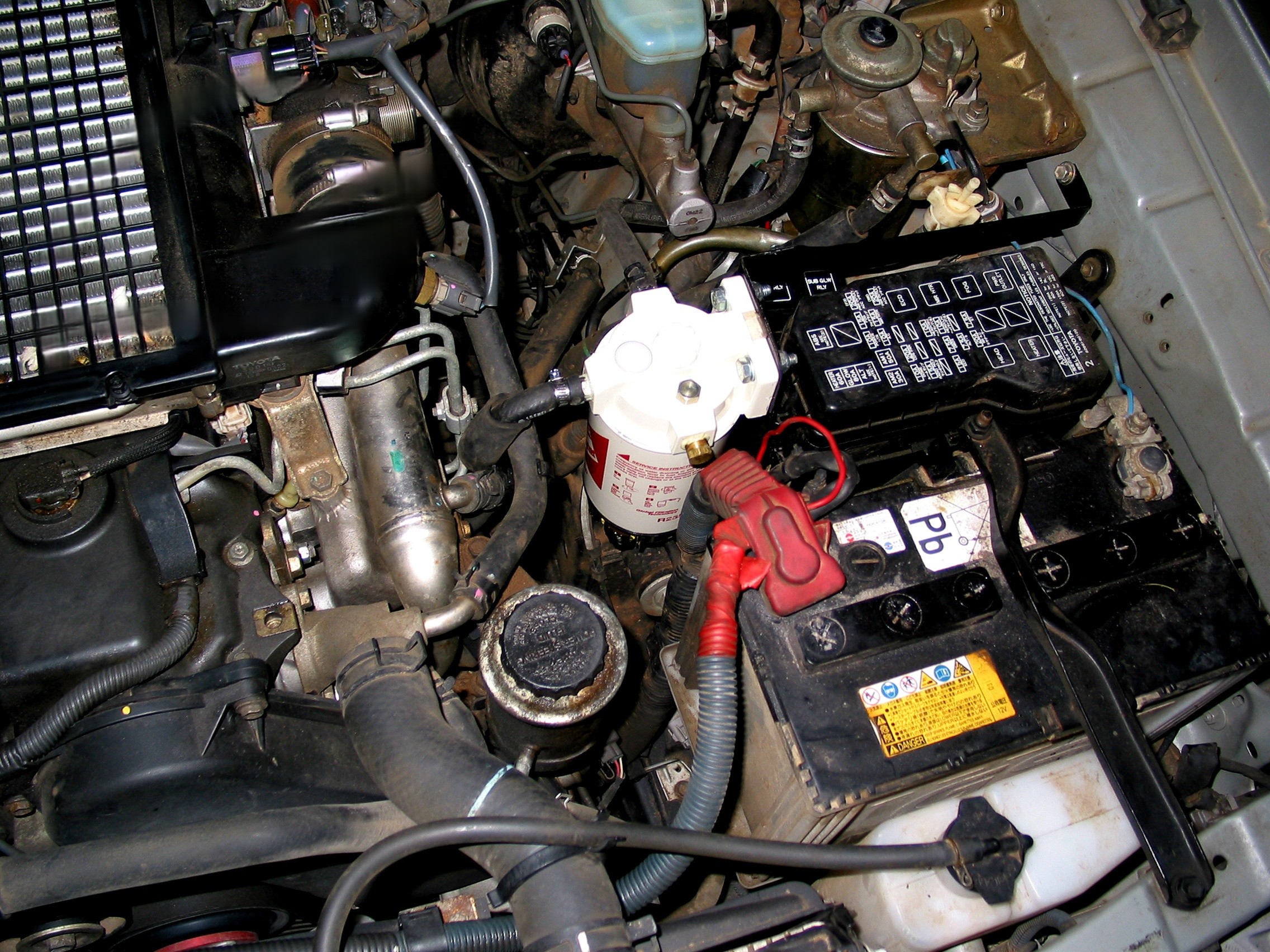 Kit de montage préfiltre à Gasoil pour Toyota KDJ90-95 KZJ90-95