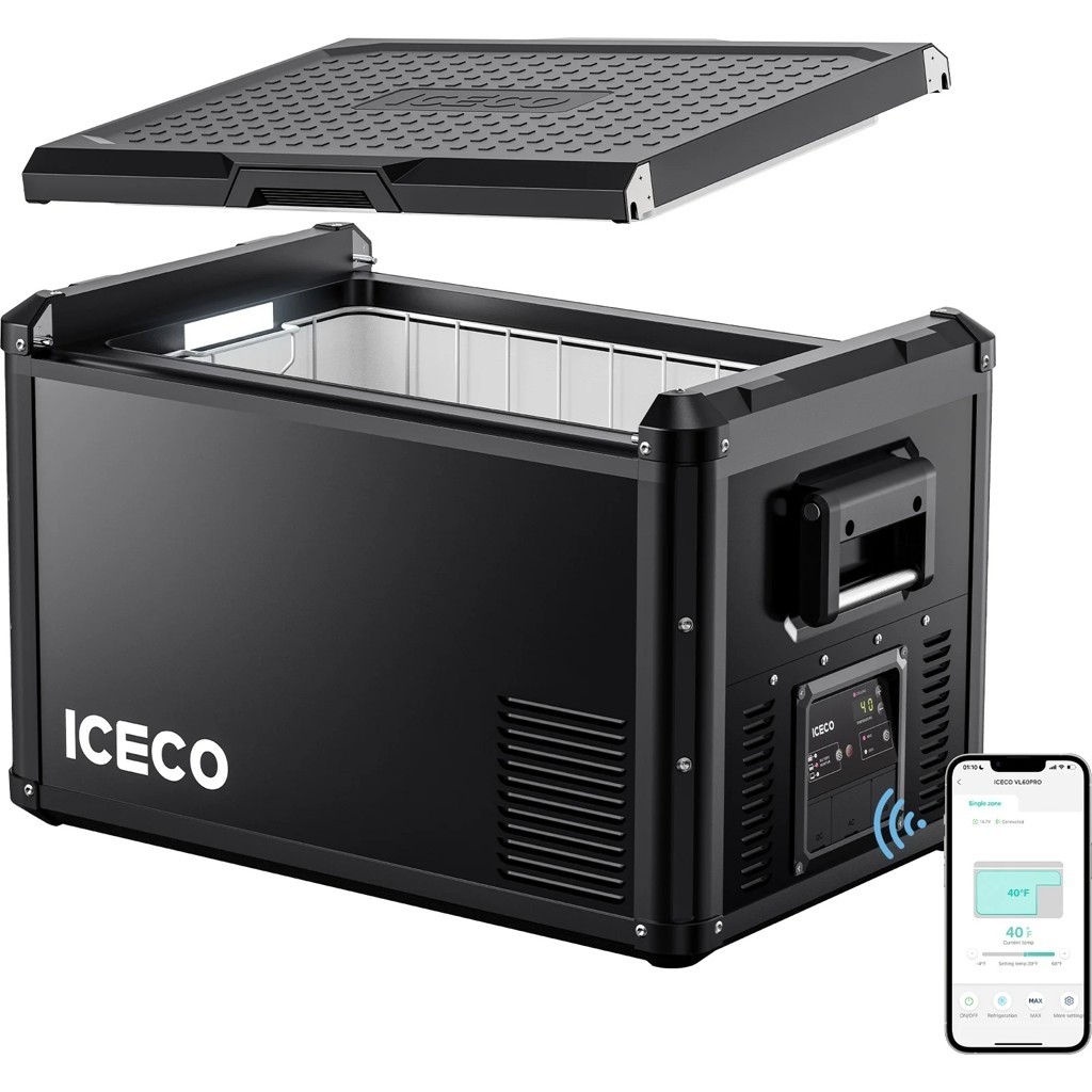 REFRIGERATEUR CONGELATEUR ICECO VL PRO 60L SIMPLE COMPARTIMENT NOIR