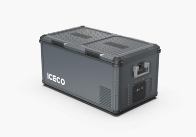 REFRIGERATEUR CONGELATEUR ICECO VL PRO 75L DOUBLE COMPARTIMENTS GRIS