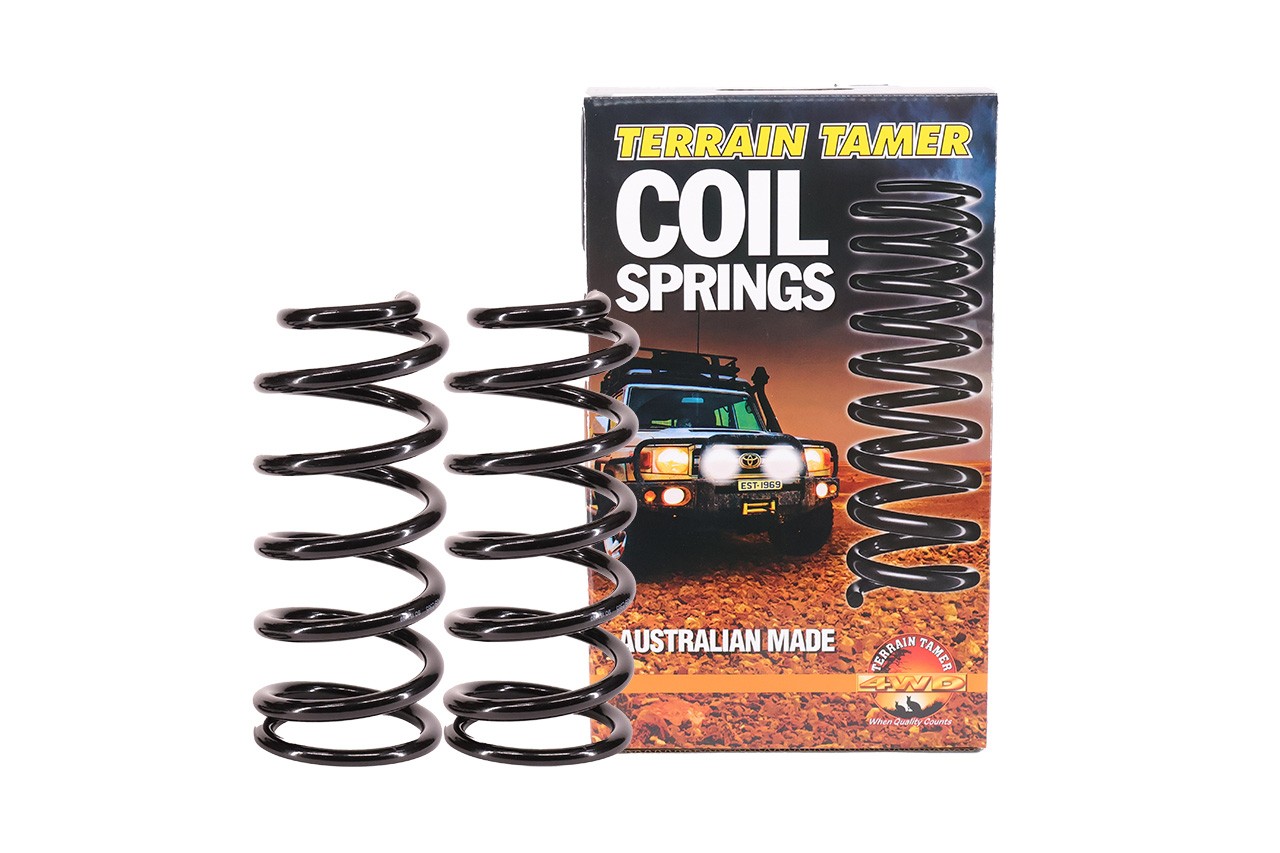 2 RESSORTS ARRIERE +40/50MM +300/500KG KDJ120 / KDJ150 / FJ CRUISER TERRAIN TAMER