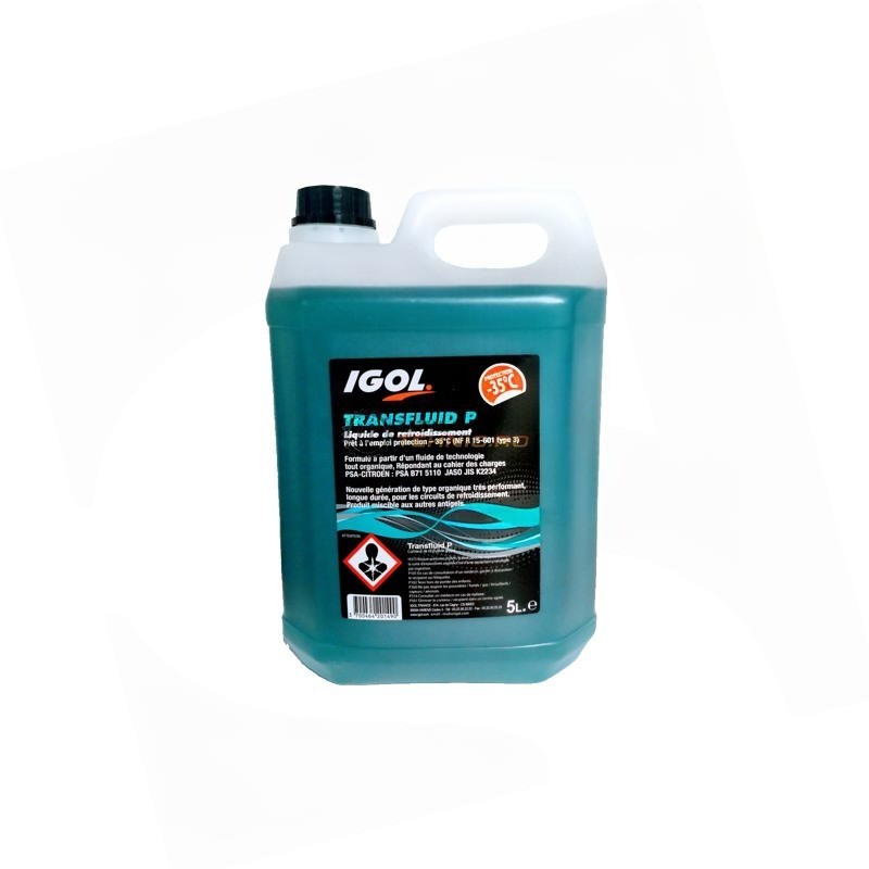 LIQUIDE REFROIDISSEMENT IGOL INUGEL BLEU BIDON 5L