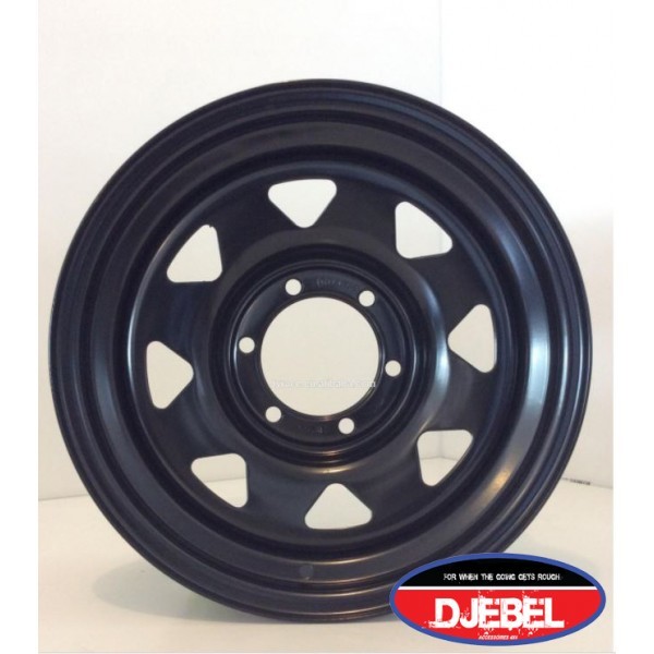 JANTES ACIER DJEBEL TRIANGULAR BLACK 7x17 Déport -10