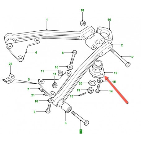 ROTULE DE TRIANGLE ARRIERE LEMFORDER
