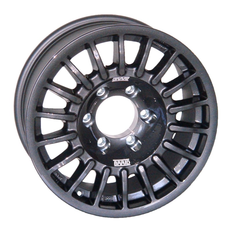 Jante Aluminium BRAID Winrace Grise 7x16 – 6x139.7 ET-25 pour Toyota Land Cruiser Série 80